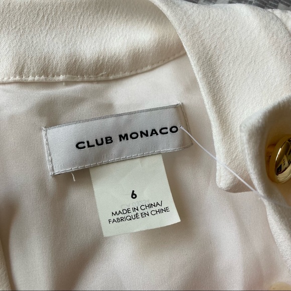 Club Monaco Cream Sheath Dress size 6 - Picture 5 of 11